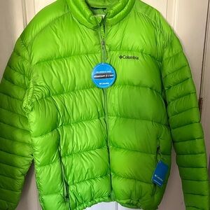 Columbia Men’s Bright Green Puffer Jacket